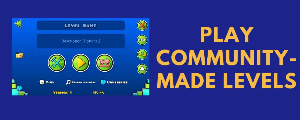 play community made levels in geometry dash
